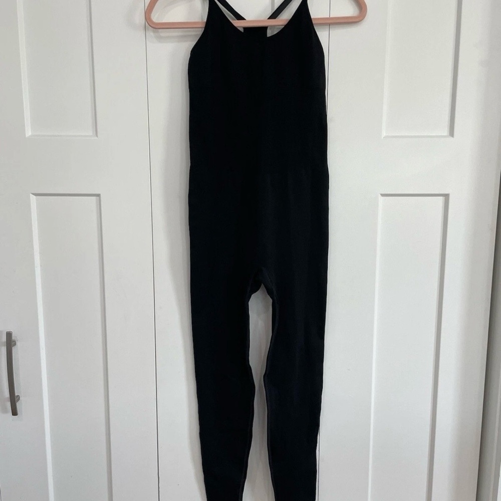 PINK Victoria's Secret Black Racerback Jumpsuit - Picture 3 of 3